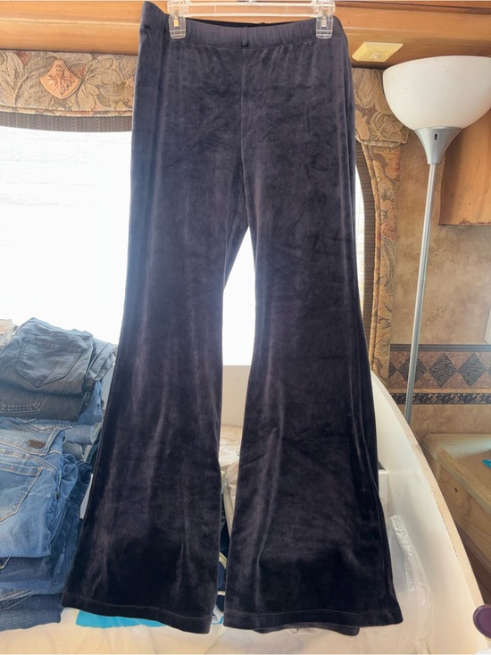 No Boundaries Pants - No Boundaries Velour Flare Leggings